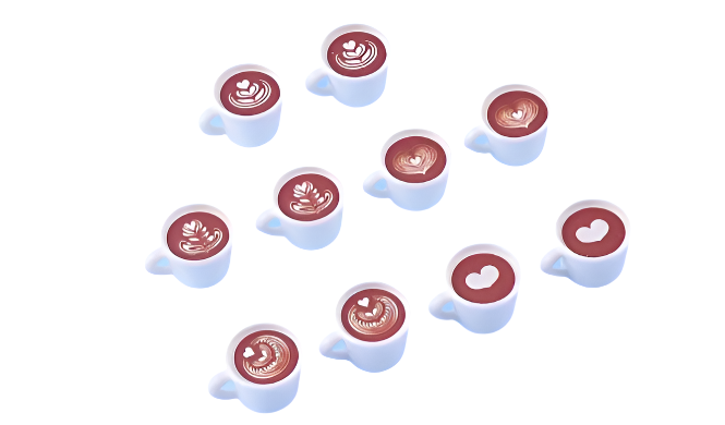 Random Coffee Charms