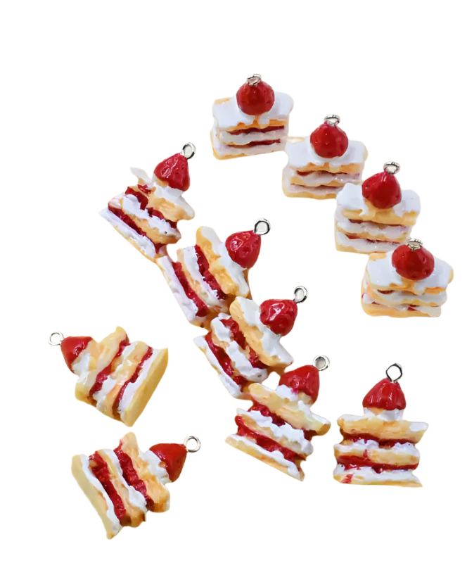 Strawberry Cheesecake charms