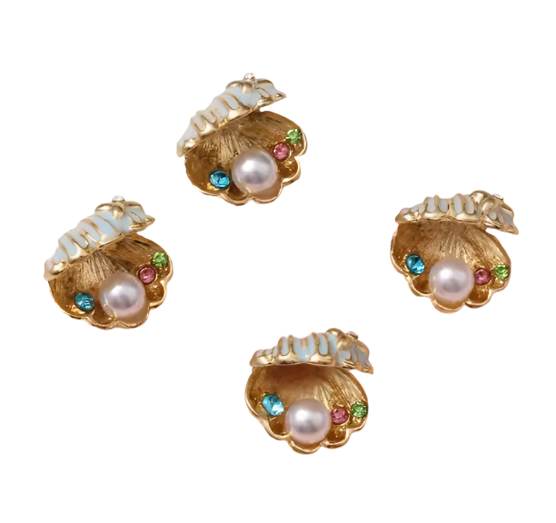 Pearl Seashell Charms