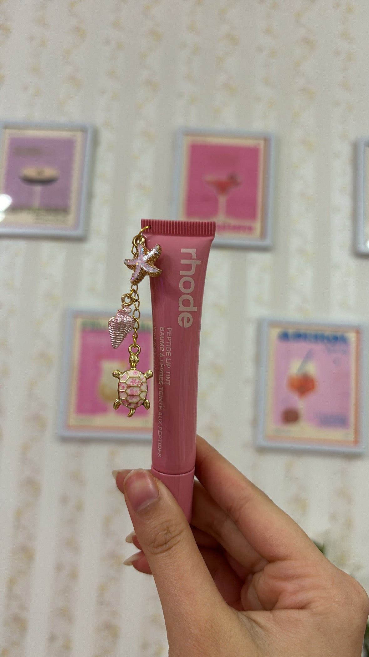 Famous Pink Beach Custom Lippie Charm