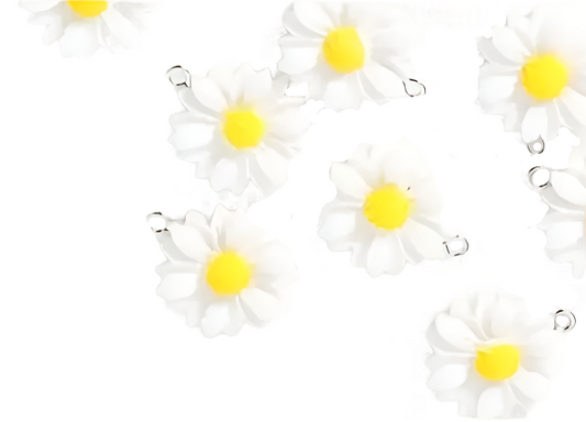 Daisy Flower Charms