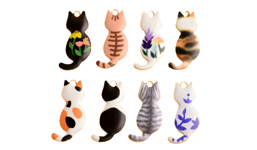 Cats Back Charms